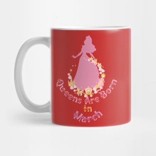 Queens Birthday in March Vintage  Essential Birthday Gift T-Shirt Mug